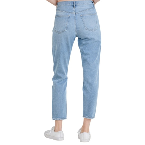 Just Black Mom Jeans Womens 29 Blue Light Wash Denim High Rise Timeless Relaxed - Picture 5 of 16